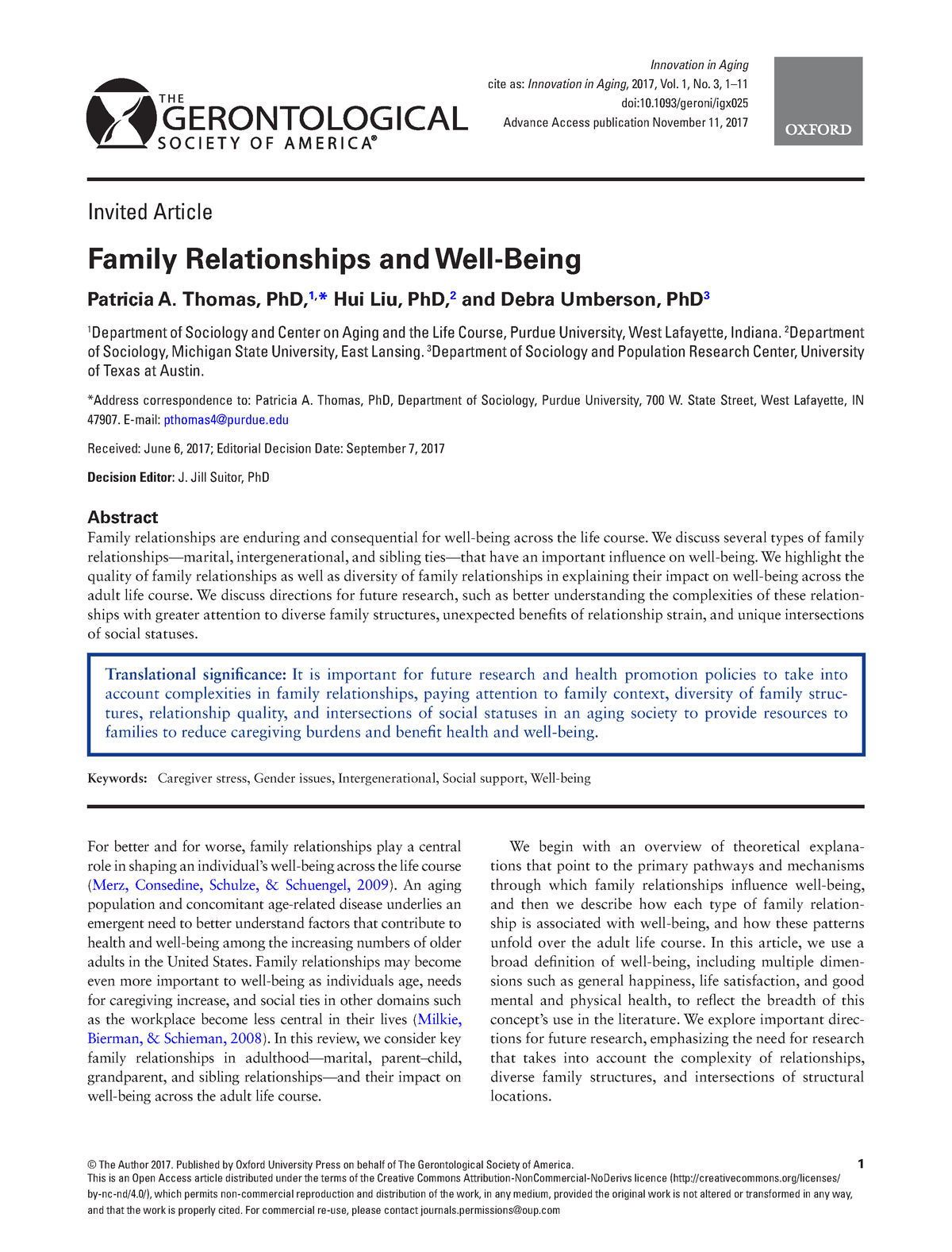 research a book about family relationships