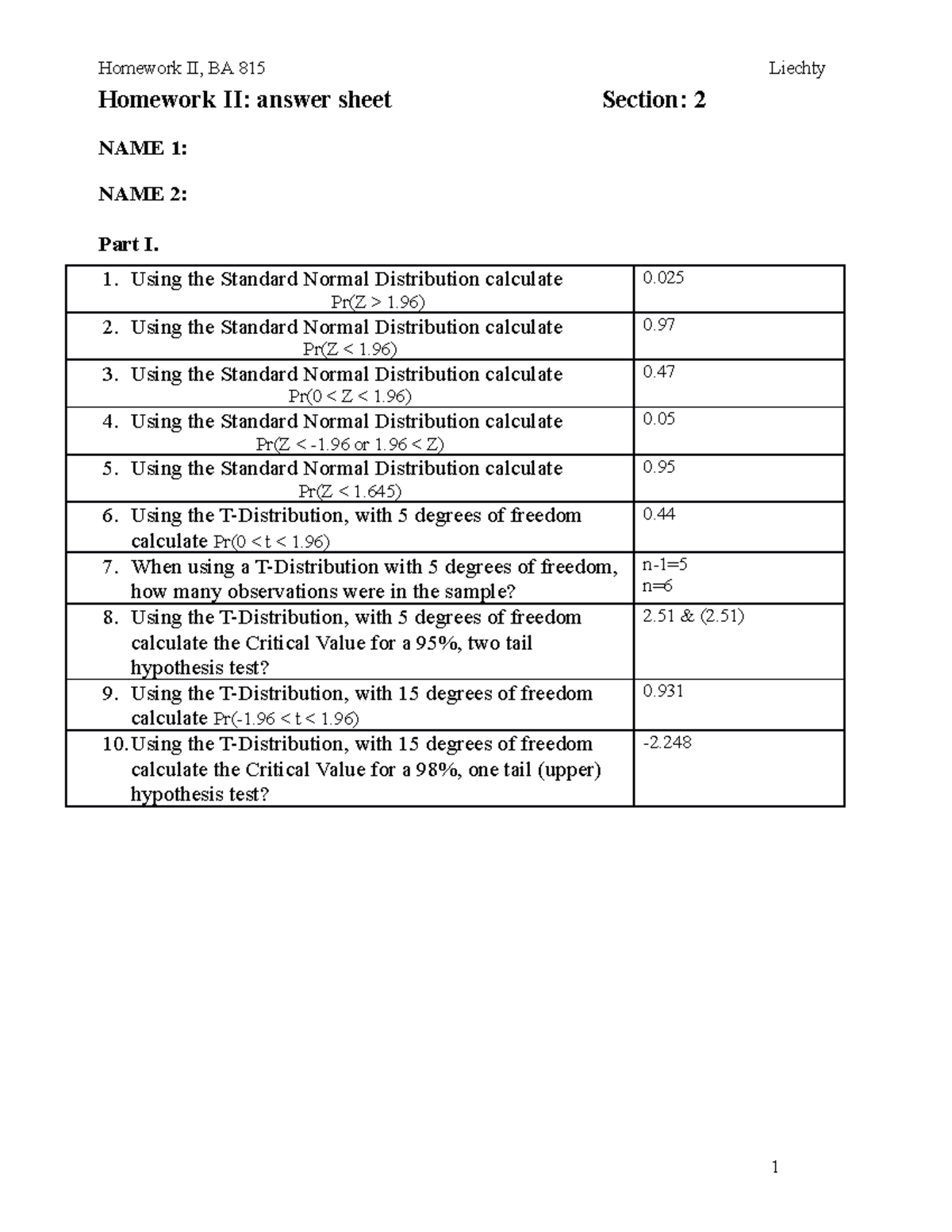 statistics homework 2.1