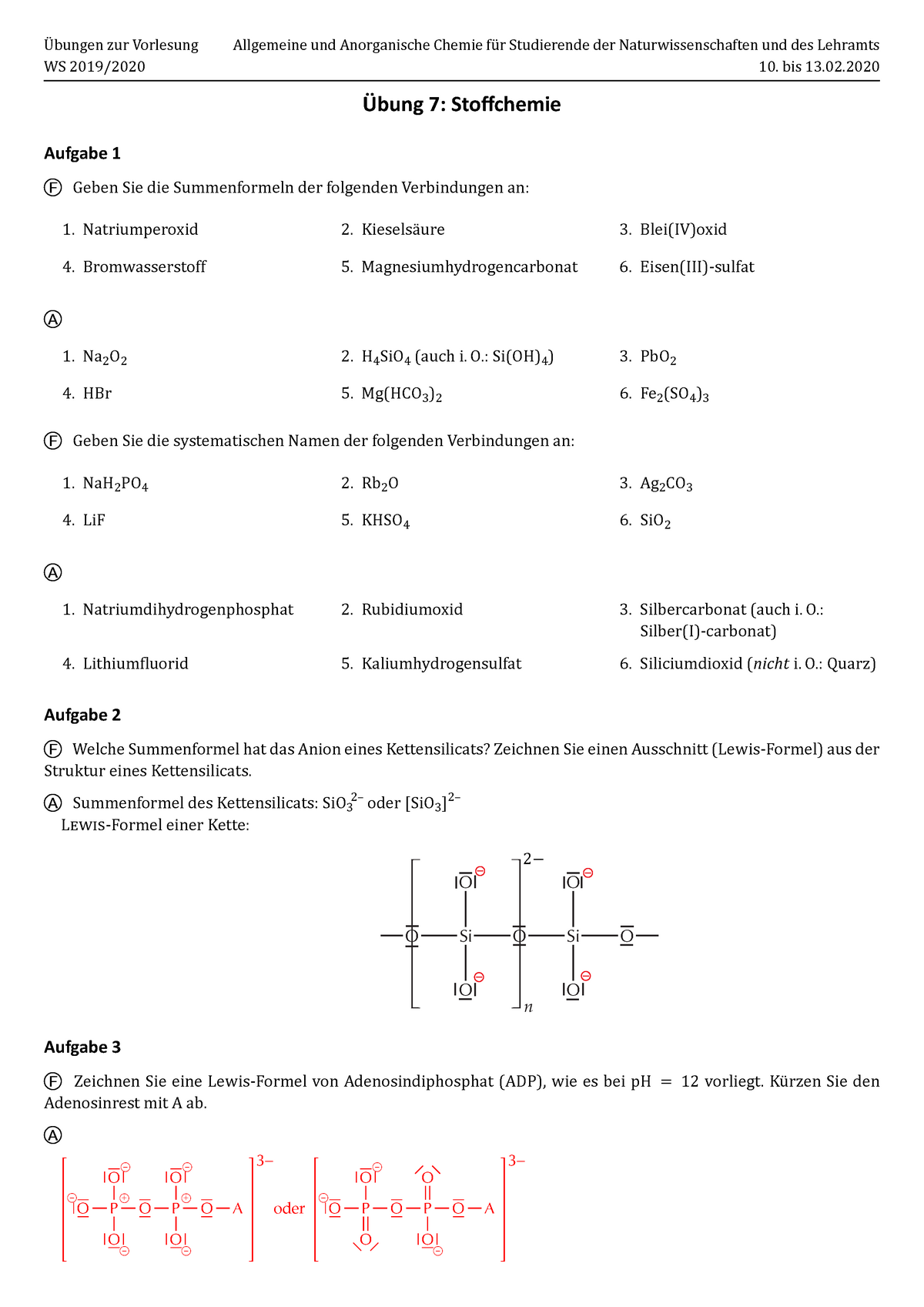 AAC-Übung 7 2019 2020 Lösung - Ü Bungen Zur Vorlesung Allgemeine Und ...