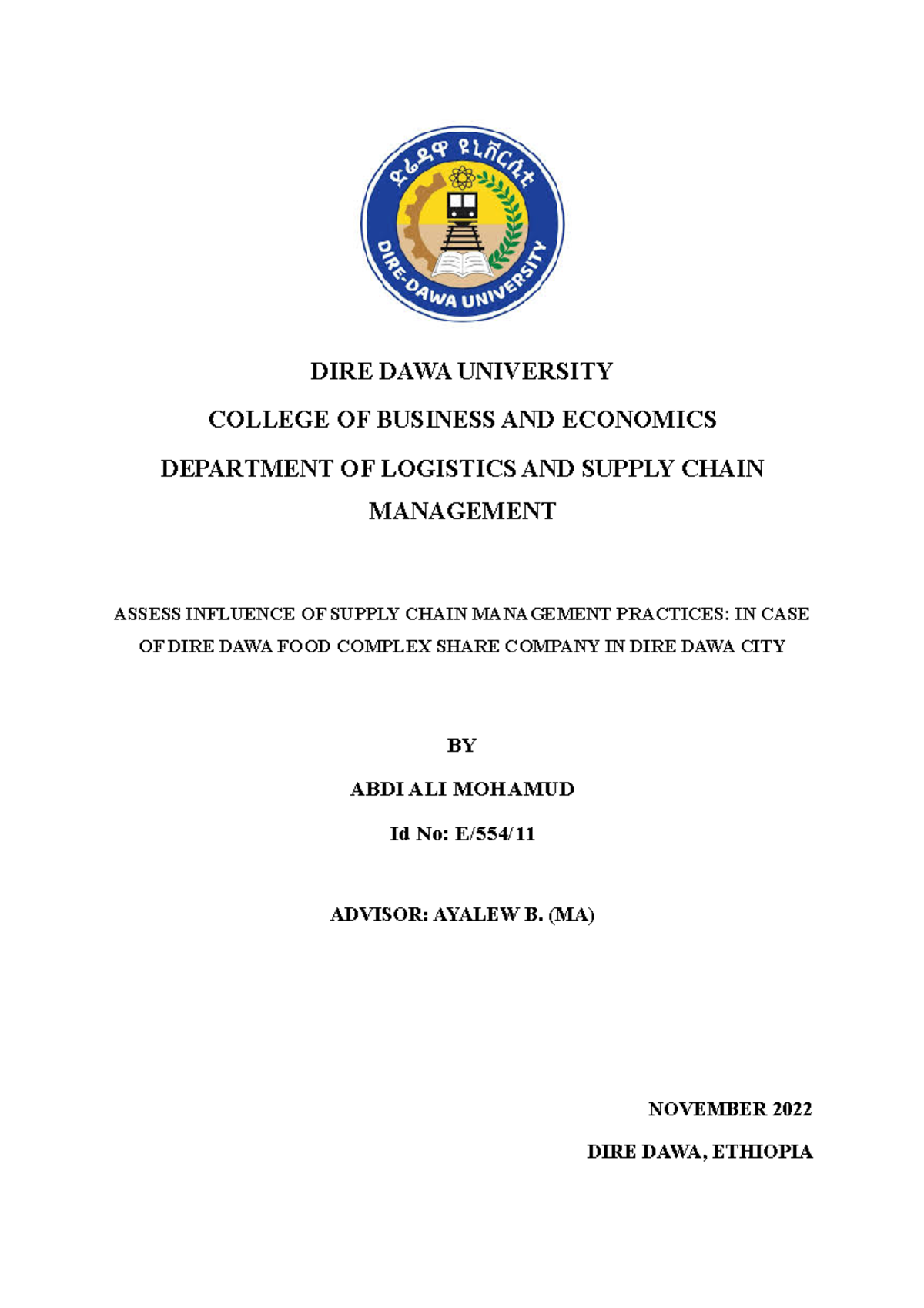 Chapter FOUR - management - DIRE DAWA UNIVERSITY COLLEGE OF BUSINESS ...