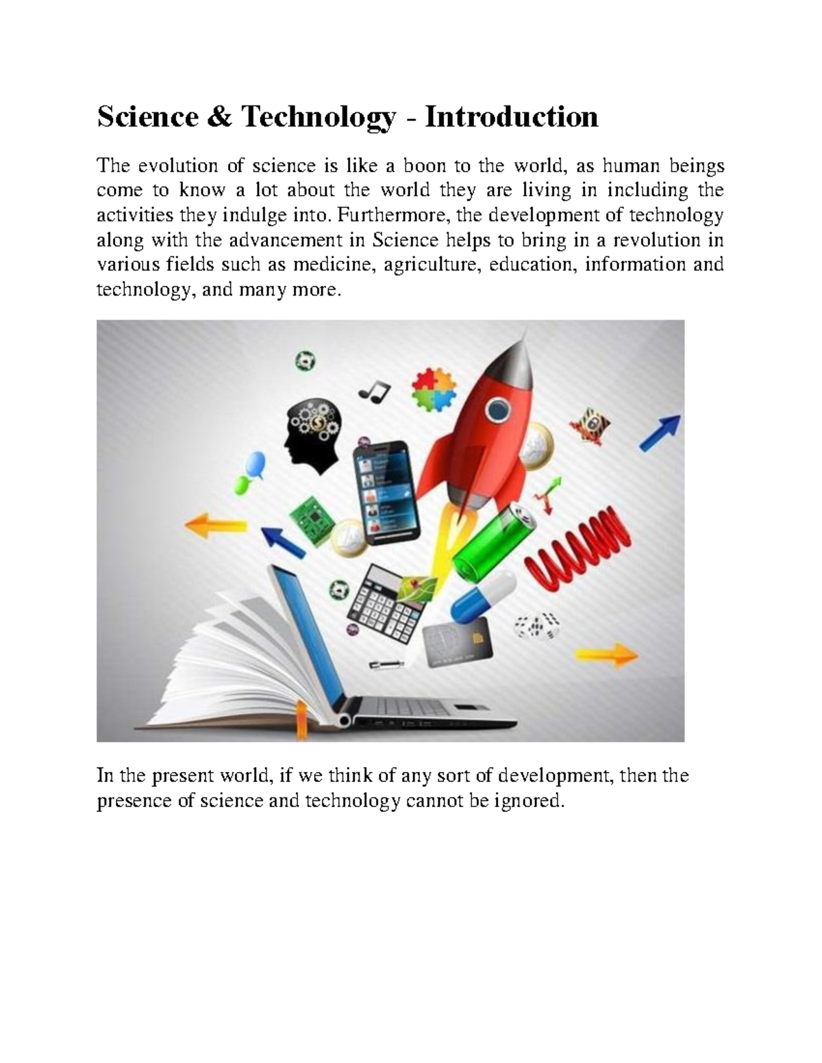 3. Science and Technology Introduction Author CECT Learning Resources ...