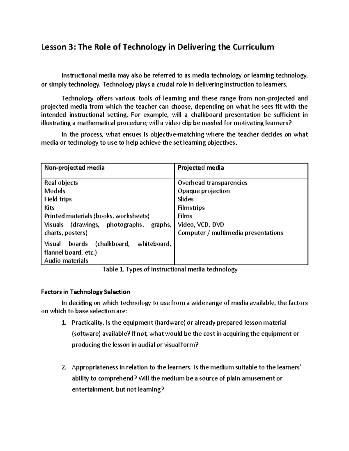 8-curriculum-development-lesson-3-lesson-3-the-role-of-technology-in