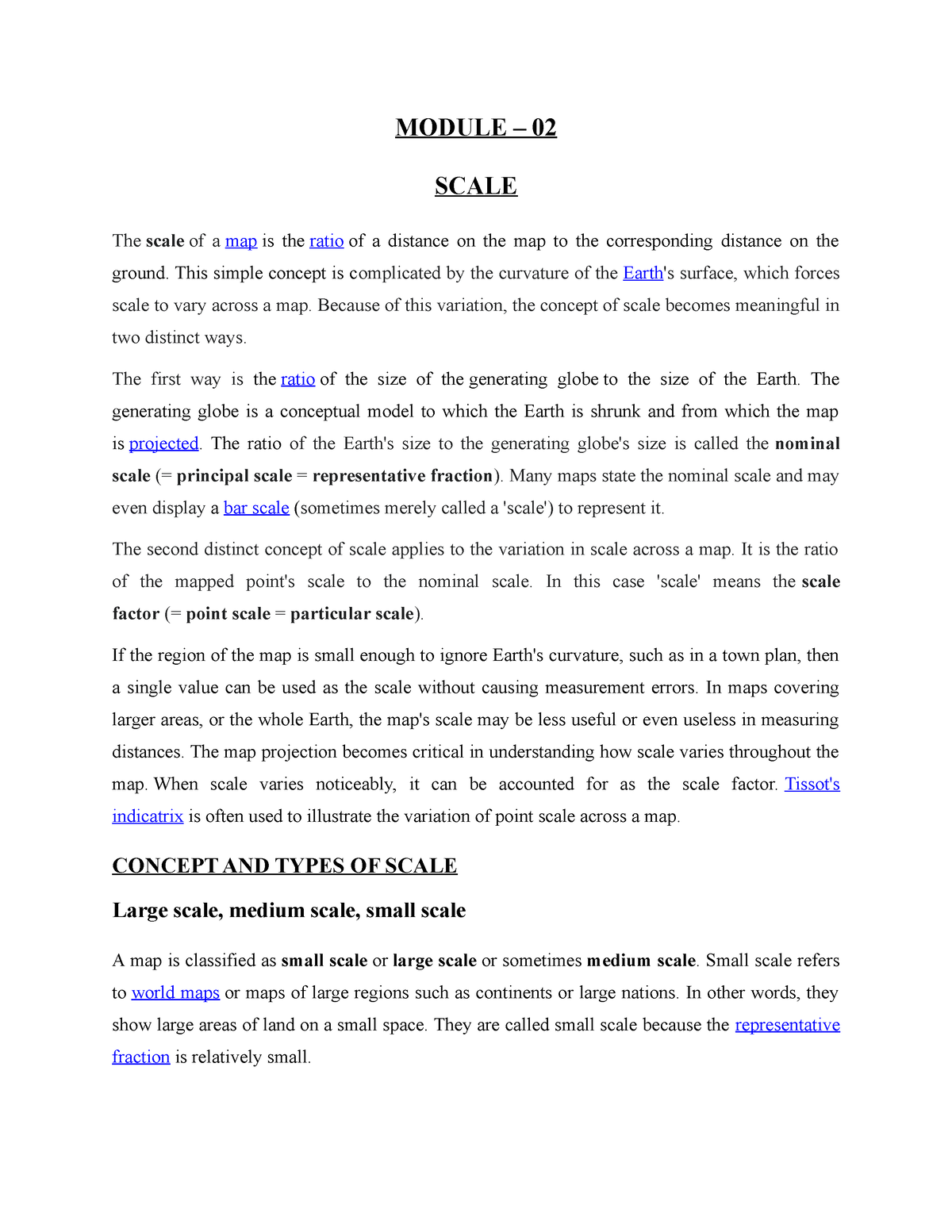 Module 2 - Lecture Notes 12 - Map Reading And Interpretation - Studocu