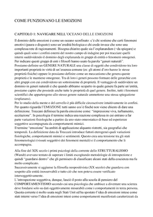 Psycool - Le emozioni sono il segnale che vi è stato un cambiamento, nello  stato del mondo interno o esterno, soggettivamente percepito come saliente.  Le componenti che costituiscono le emozioni sono: la