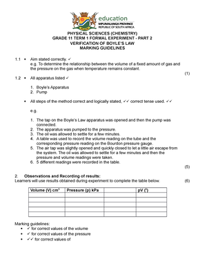 physical science experiment 2 grade 11