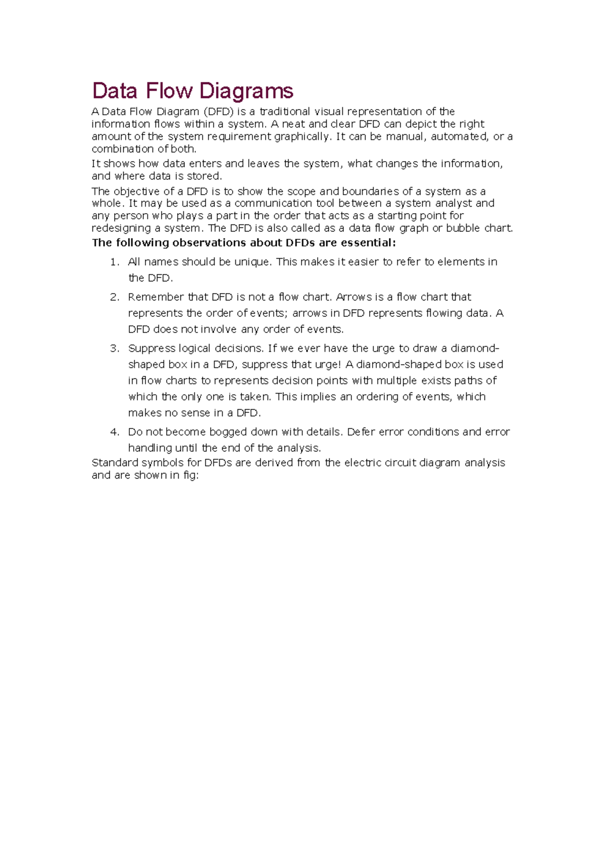 Data Flow Diagrams-2 - brief introduction about DFD diagrams in ...