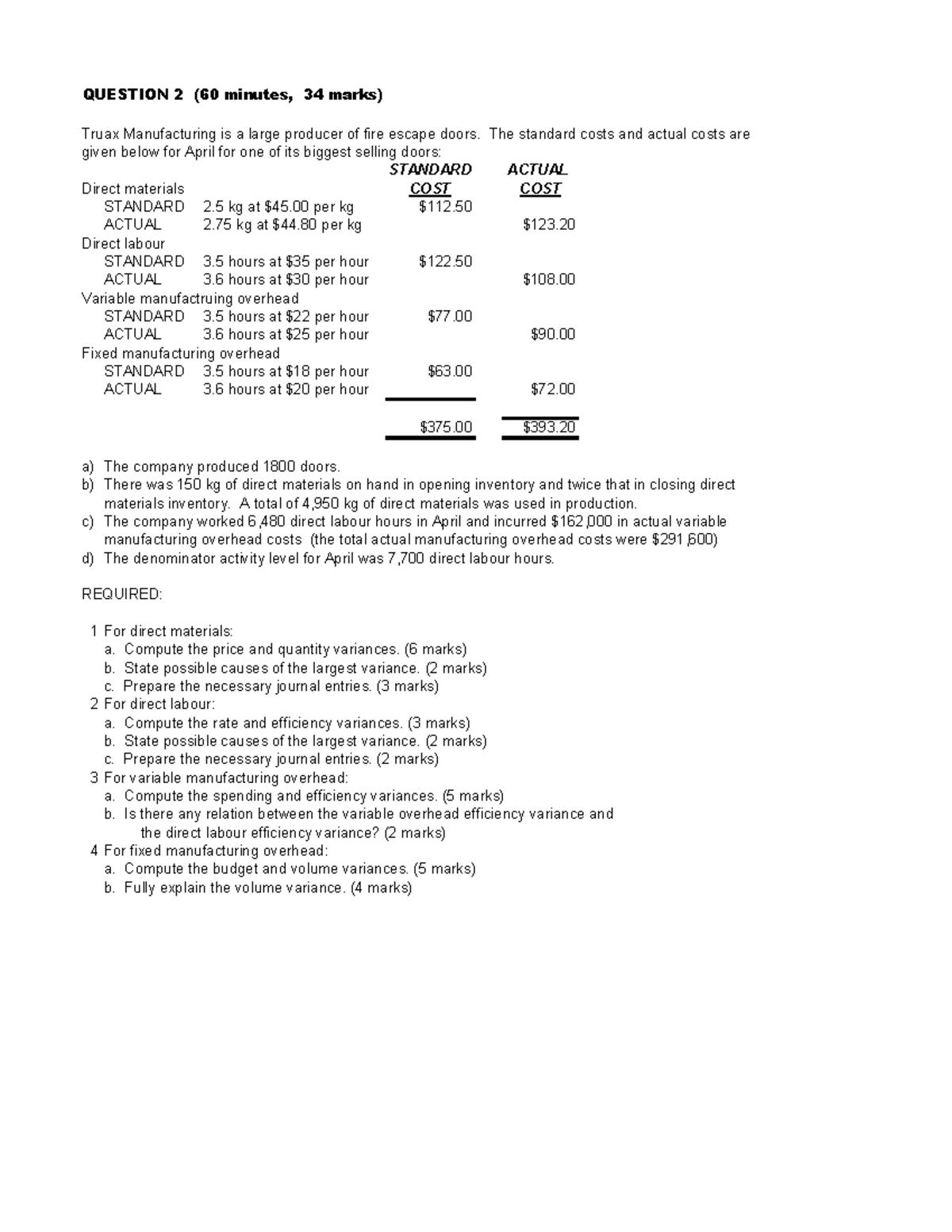 3224 Practice Final EXAM - Ch 10 Truax - QUESTION 2 (60 minutes, 34 ...