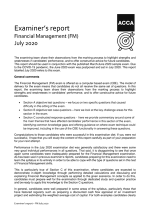 FM MJ21 Examiner's Report - Examiner’s Report – FM March/June 2021 1 ...