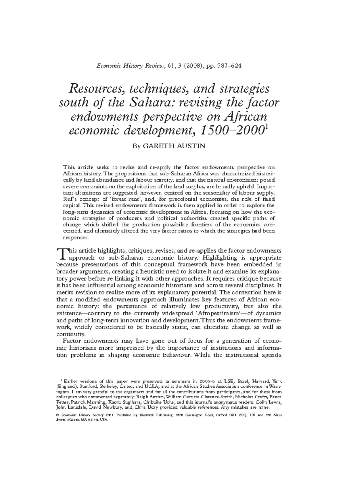 Austin-2008-The Economic History Review 20 - Resources, techniques, and ...
