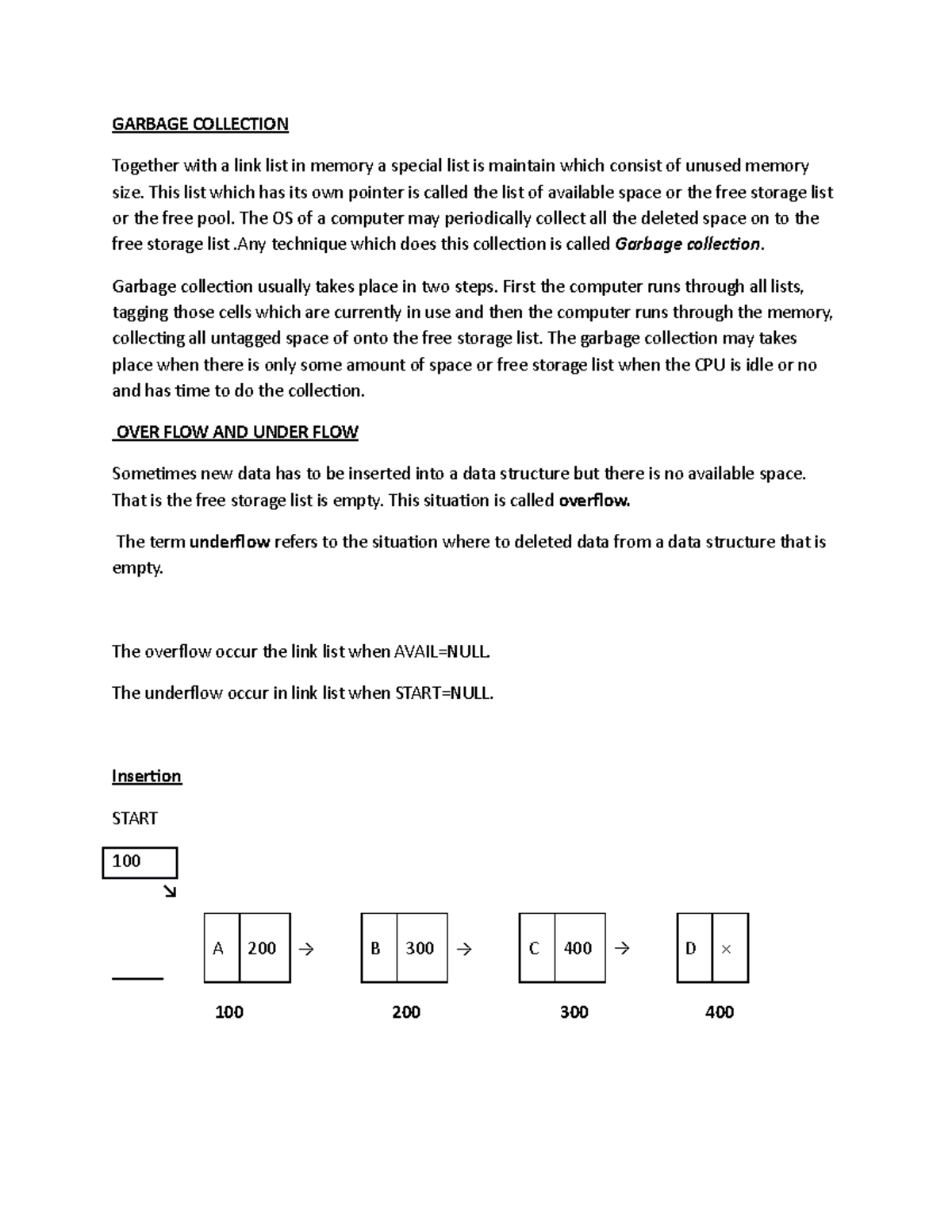 Garbage Collection Diagram Garbage Collection