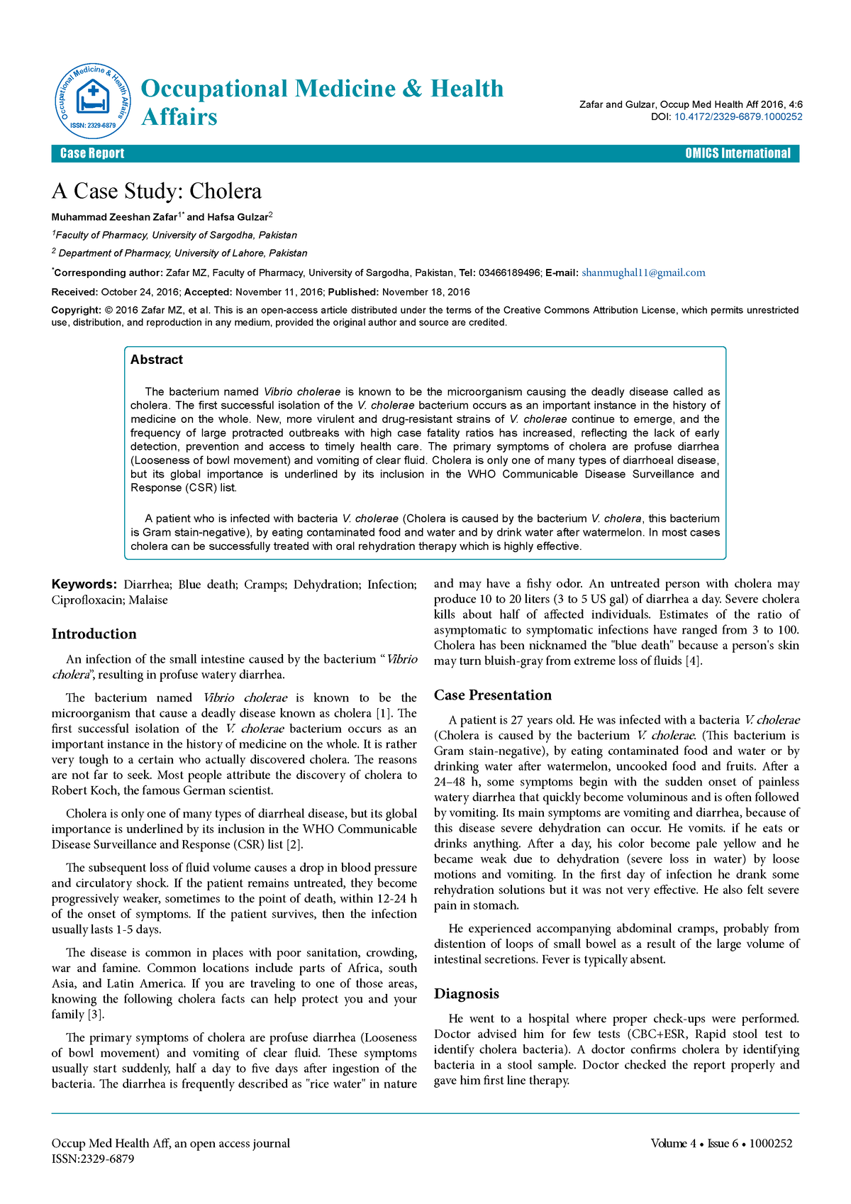 case study how to survive a cholera epidemic