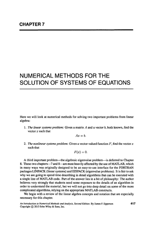 Part Three Introduction To Numerical Analysis - CHAPTER 3 ROOT-FINDING ...