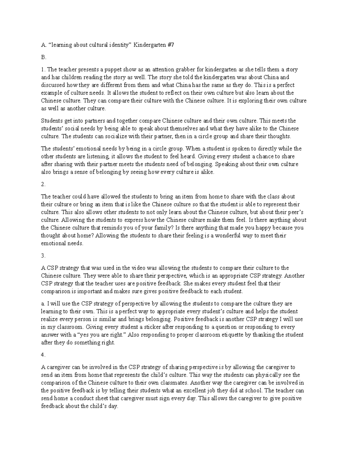 Wgu School As A Community Of Care Task 1 - tst0ae2