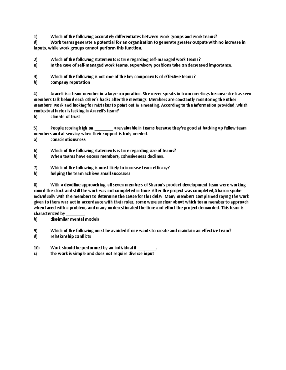 Chapter 10 - Which of the following accurately differentiates between ...