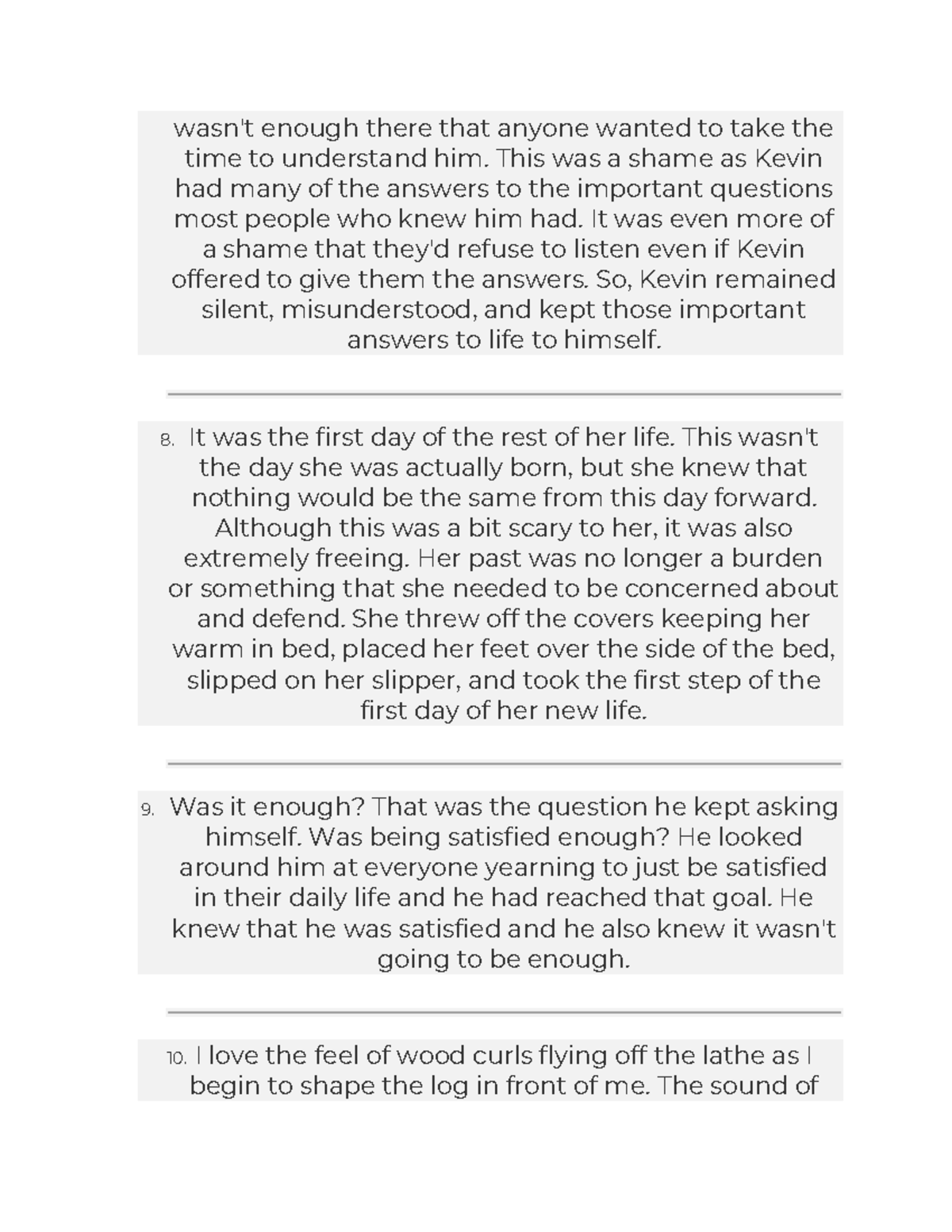The importance of proper-3 - wasn't enough there that anyone wanted to ...