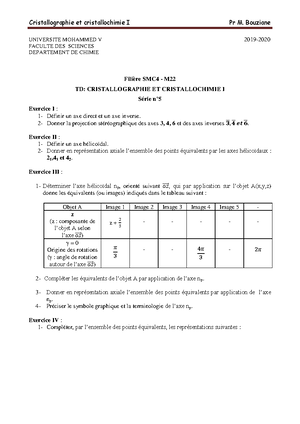 Exam tp électrolyte - Chimie Minérale - Studocu