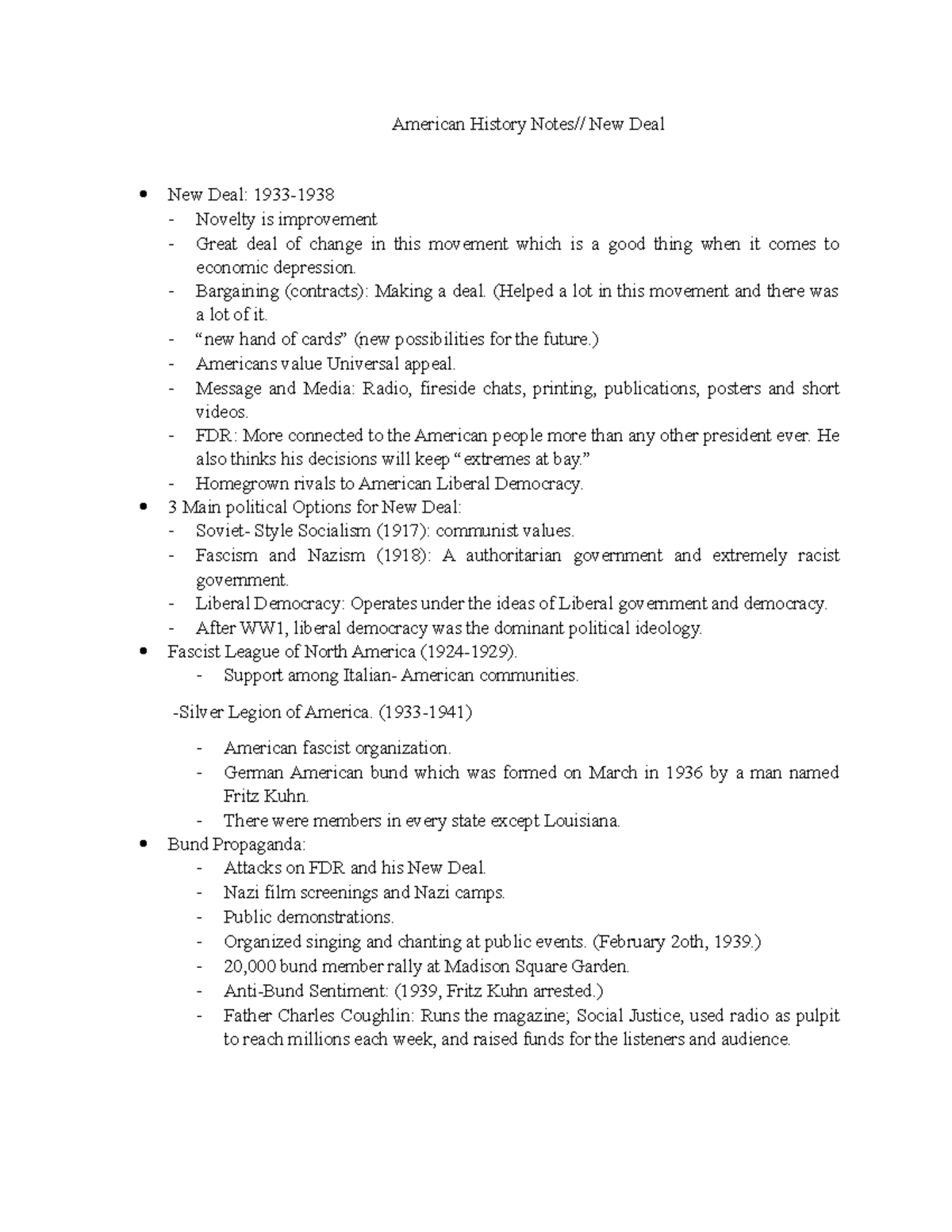 American History Notes since 1865 part 2 - American History Notes// New ...