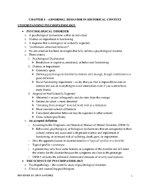 Schizophrenia AND Other Psychotic Disorders - MIDTERMS REVIEWER ...