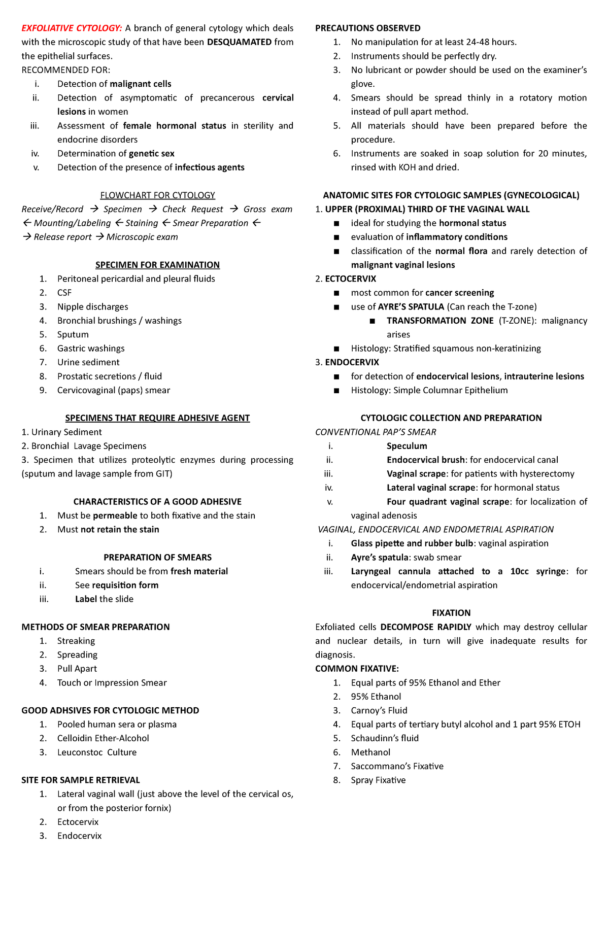 Exfoliative Cytology - EXFOLIATIVE CYTOLOGY: A branch of general ...