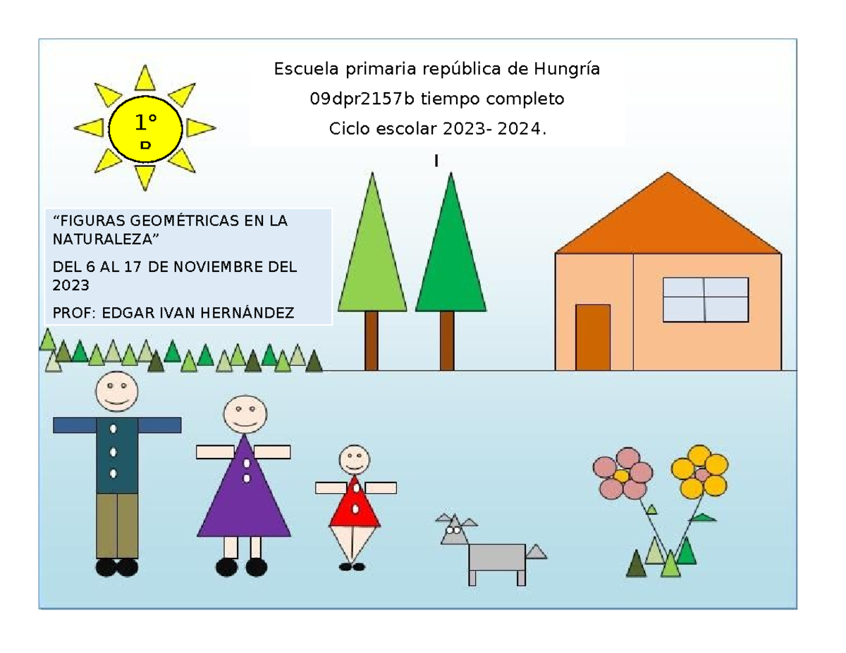 Figuras Geometricas EN LA Naturaleza - Escuela primaria república de