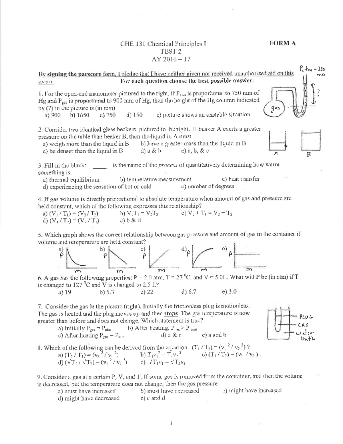 Practice Test 2 for three years - MPAC 609 - Studocu