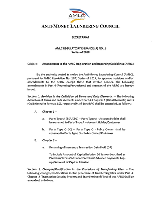 Guidelines on Identifying Beneficial Ownership - AMLC REGULATORY ...