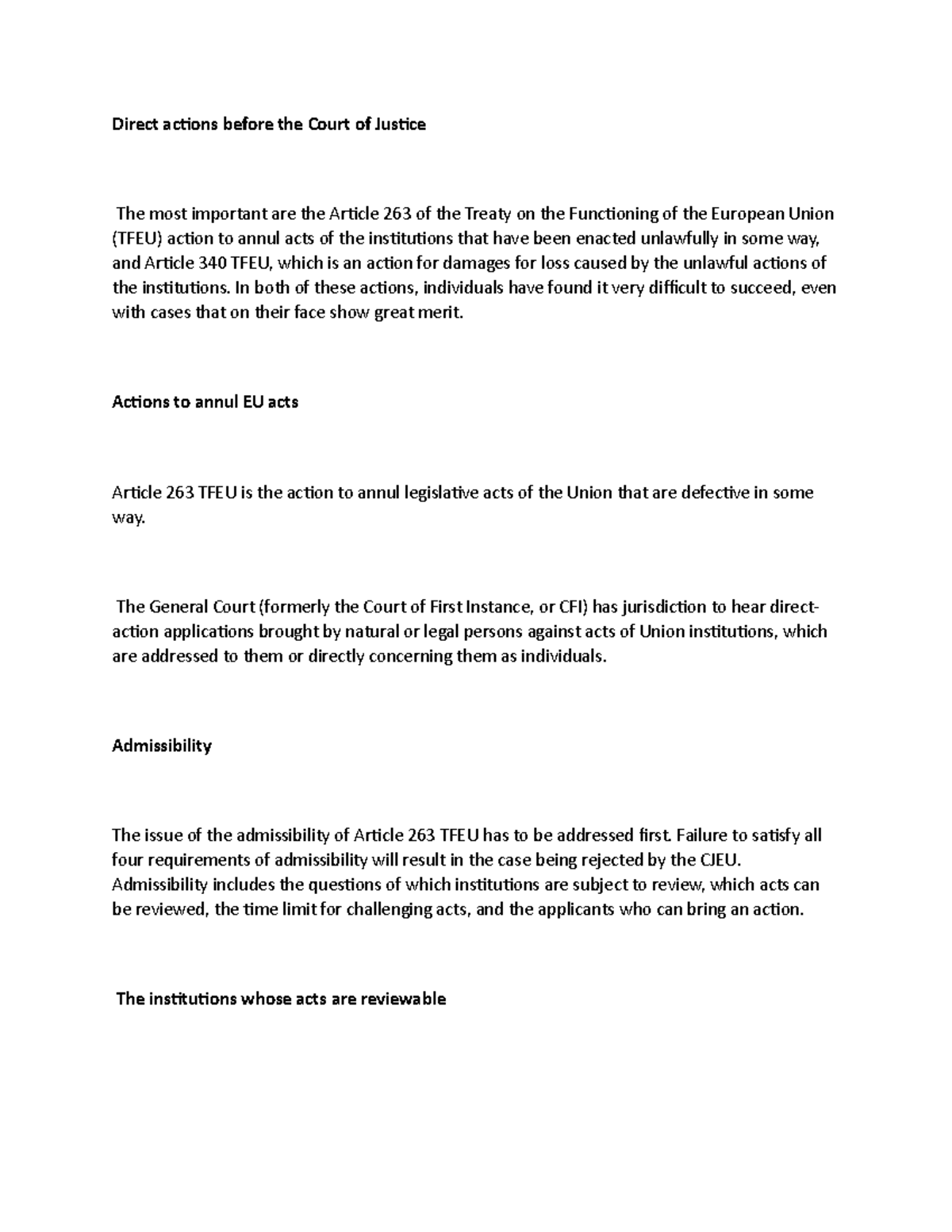 Direct actions before the Court of Justice - In both of these actions ...