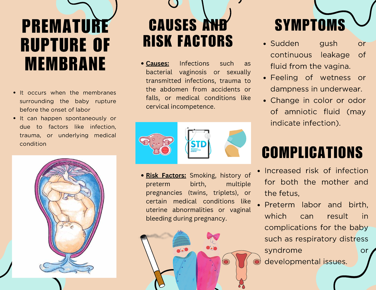 Brochure - Causes: Infections such as bacterial vaginosis or sexually ...