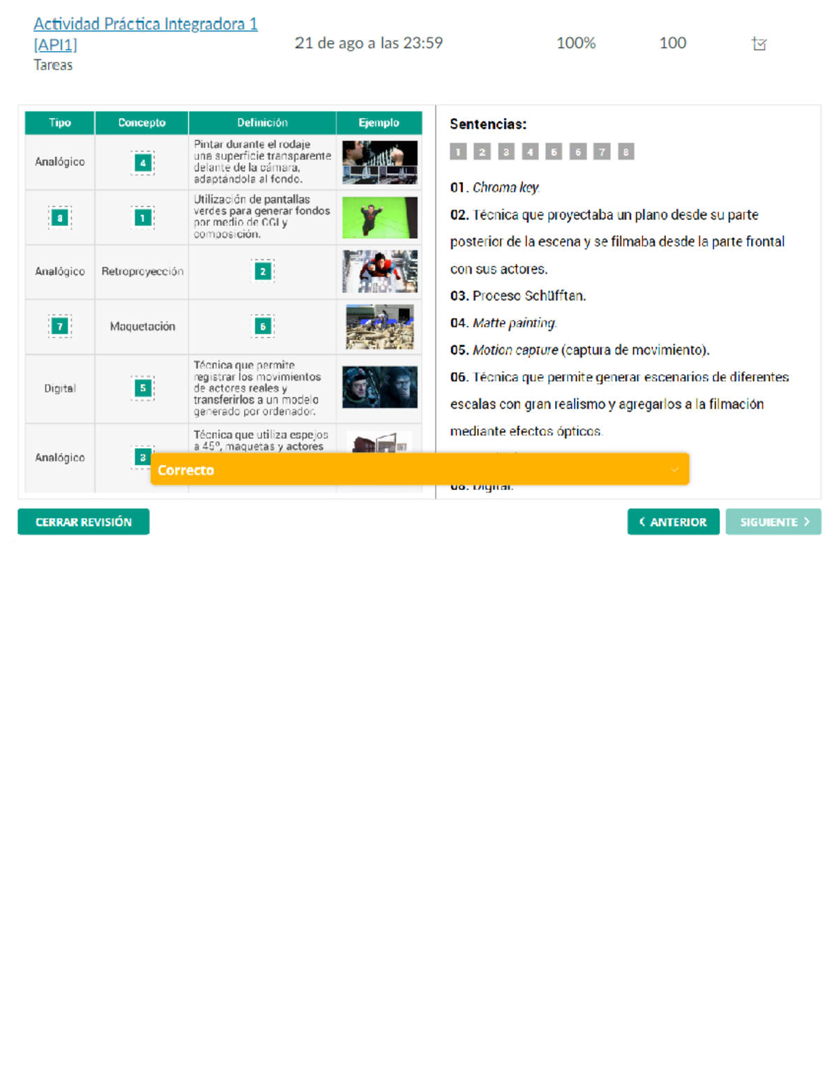 Api 1 post produccion - API 1 de post producción digital I correcta al ...