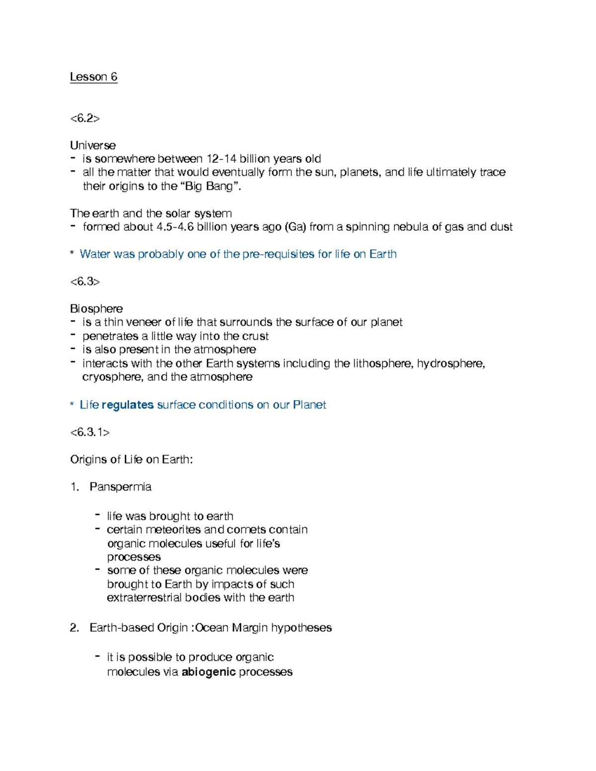 Eosc 116 Module B notes - Lesson 6 Universe - is somewhere between 12 ...