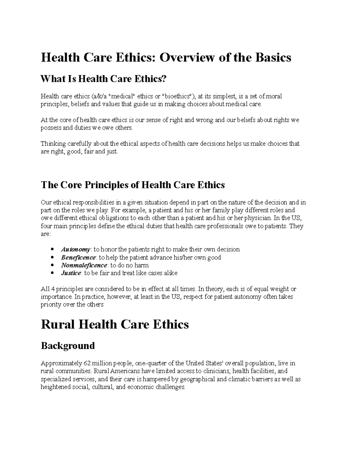 health-care-ethics-at-the-core-of-health-care-ethics-is-our-sense-of