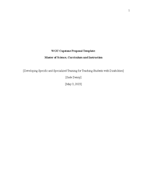 D181 Performance Assessment Guidance - For example, you might say, 
