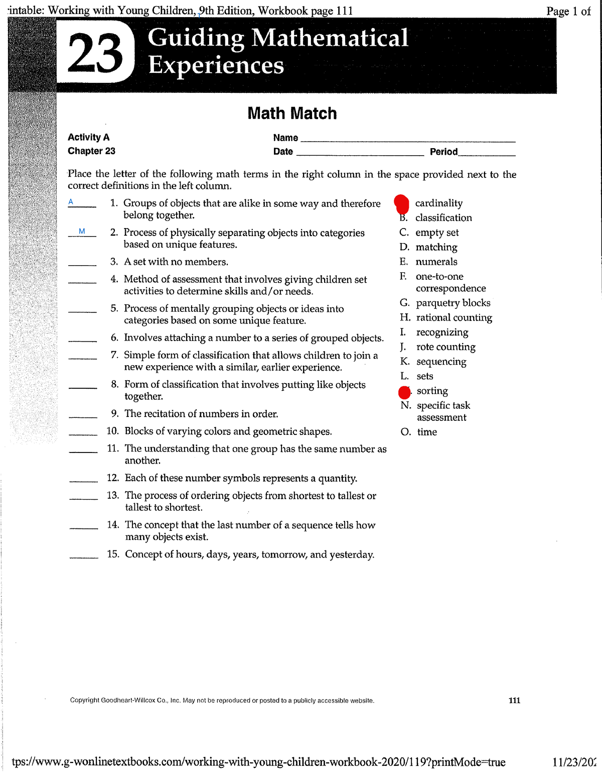 Math Term Match - Studocu