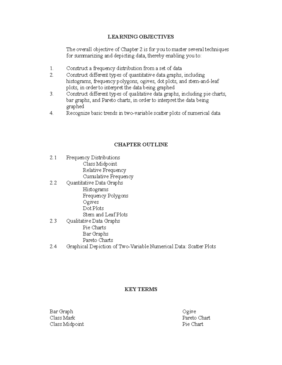 Ch02, Solutions to chapter questions - LEARNING OBJECTIVES The overall ...
