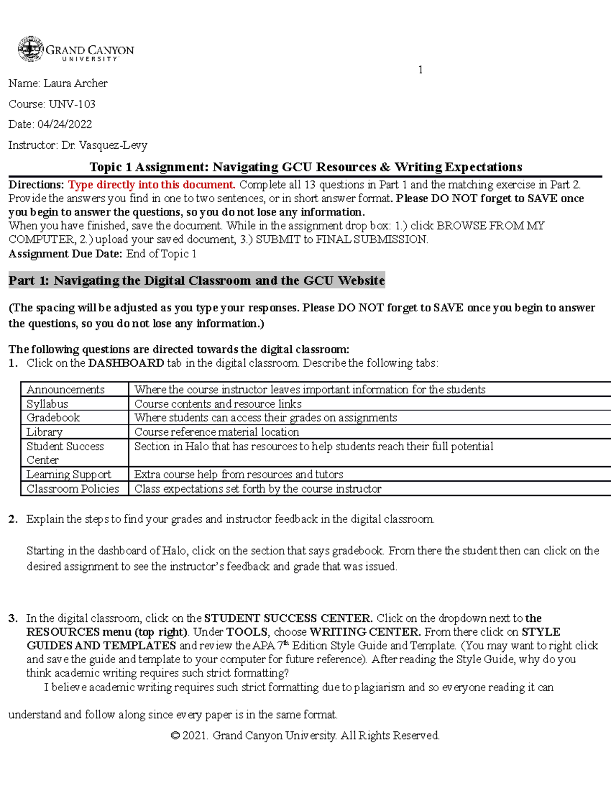 navigating-gcu-website-worksheet-name-laura-archer-course-unv-date