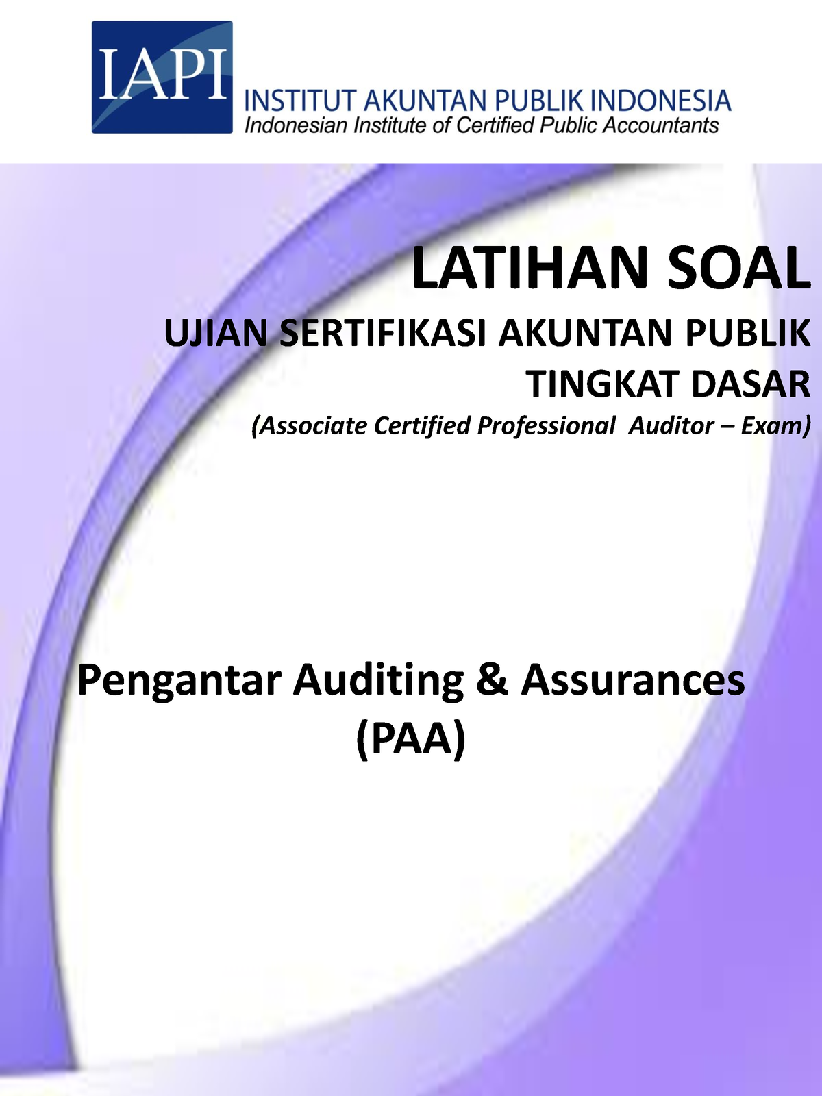 31- Acpai Latihan Soal Pengantar Auditing Dan Asurans - LATIHAN SOAL ...