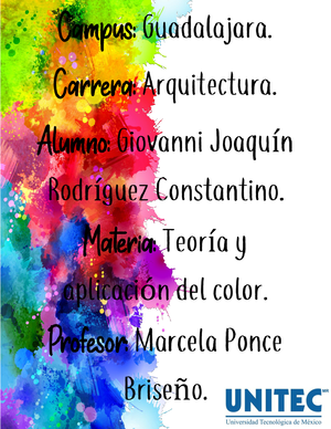 Actividad 1 teoría del color - Universidad Tecnológica de México ...