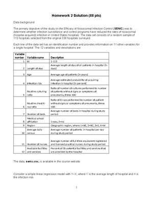 STAT 512 HW 7 solutions - Fall 2022 HW Solution - 1. (12) Use R to ...