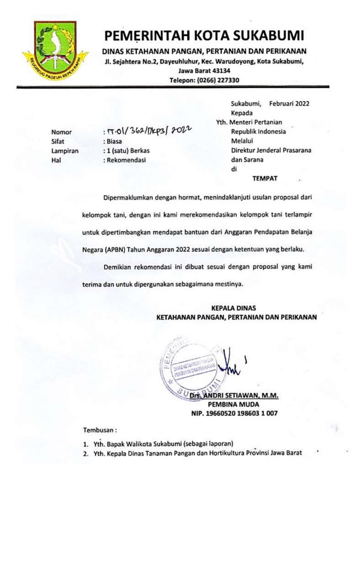 Surat rekomendasi - Management Principle - Studocu