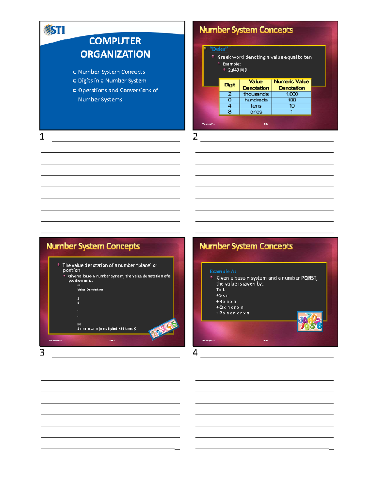 02 LCD Slide Handout 1 - *Property of STI J COMPUTER ORGANIZATION ...