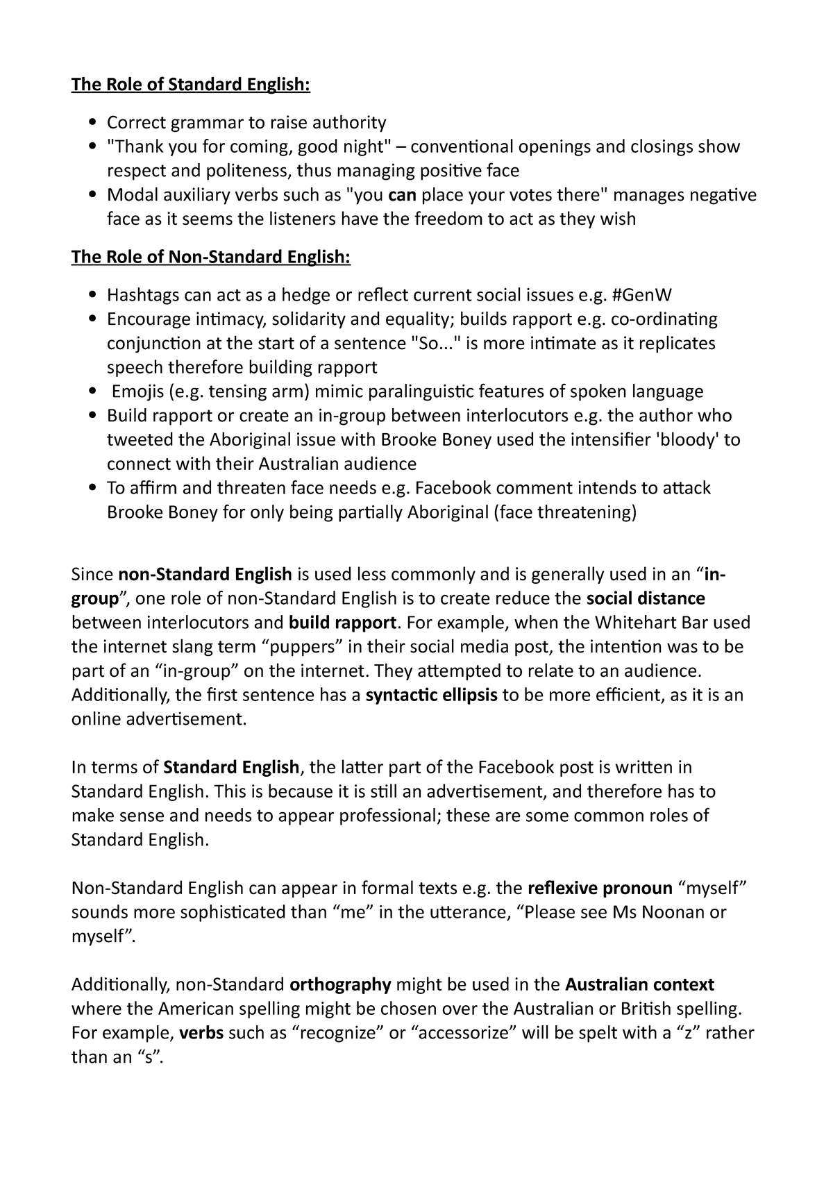 the-role-of-standard-and-non-standard-english-the-role-of-standard