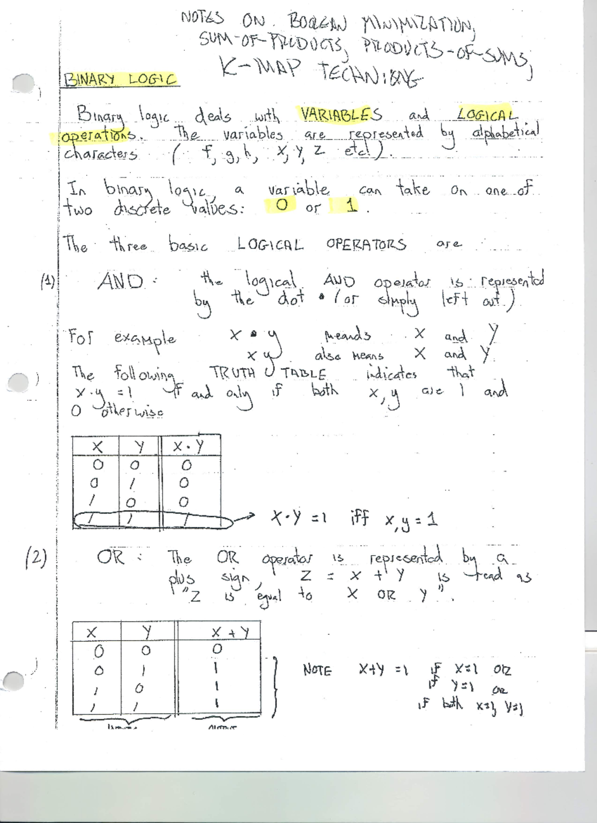 Comp228 notes 2b - SOEN 228 - Studocu