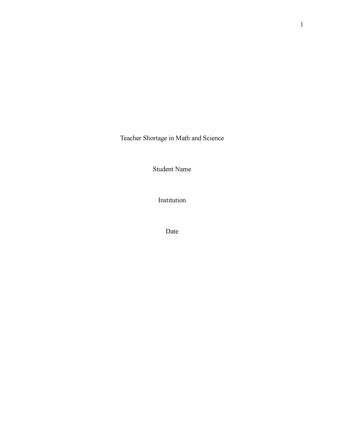 Teacher Shortage In Math And Science Teacher Shortage In Math And   Thumb 1200 1553 