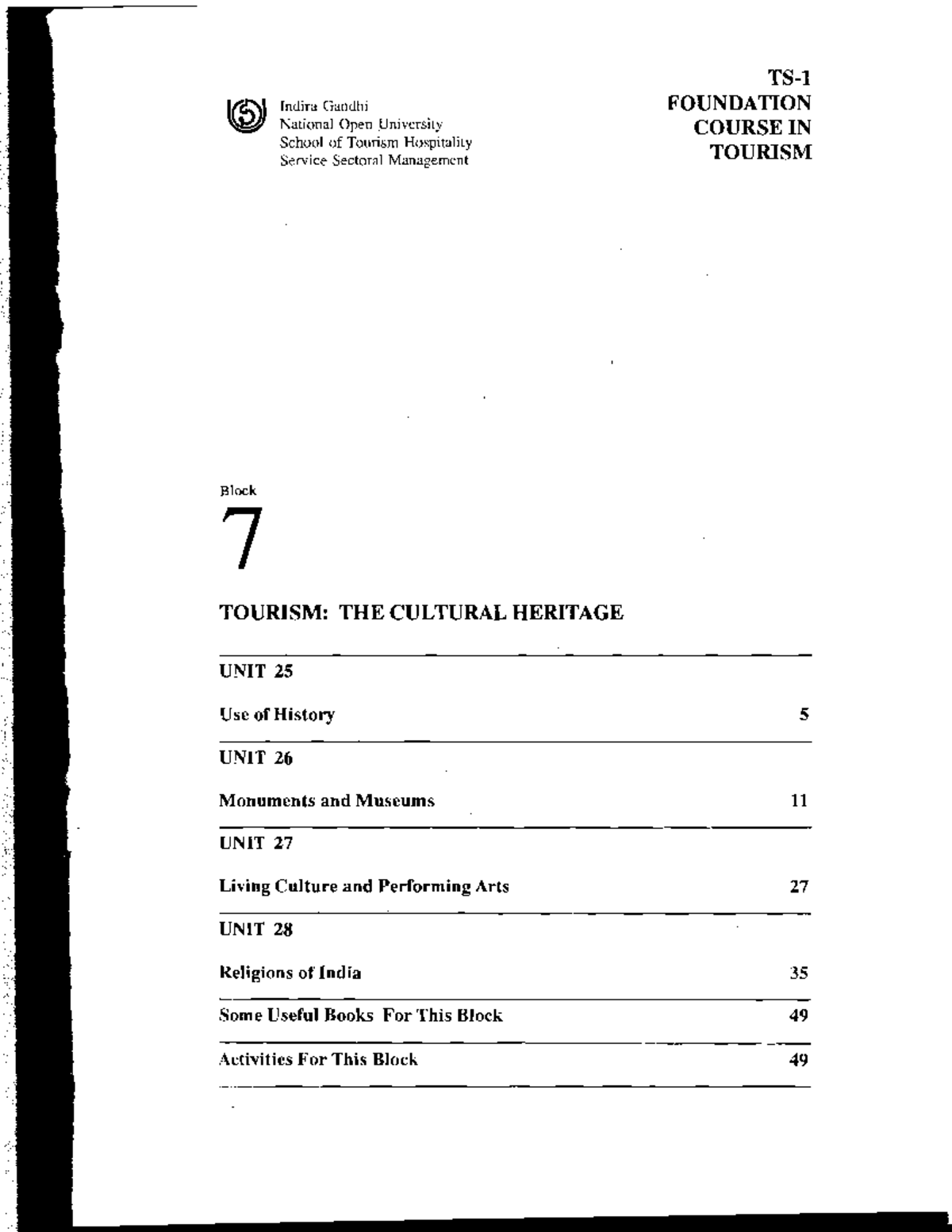 Unit26 . w Indira Gandhi National Open University