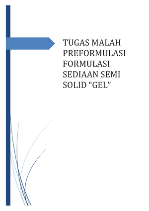 Makalah Preformulasi Formulasi Sediaan Liquid Lotion - MAKALAH ...