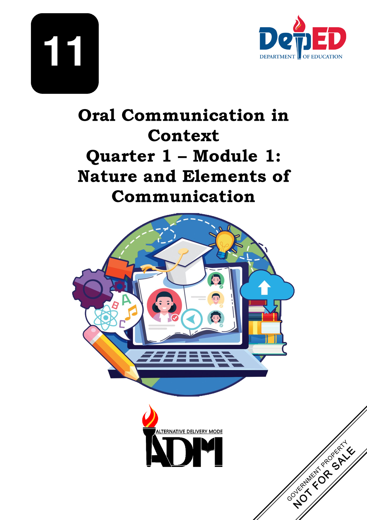 Q1 Oral Communication 11 Module 1 - Oral Communication In Context ...