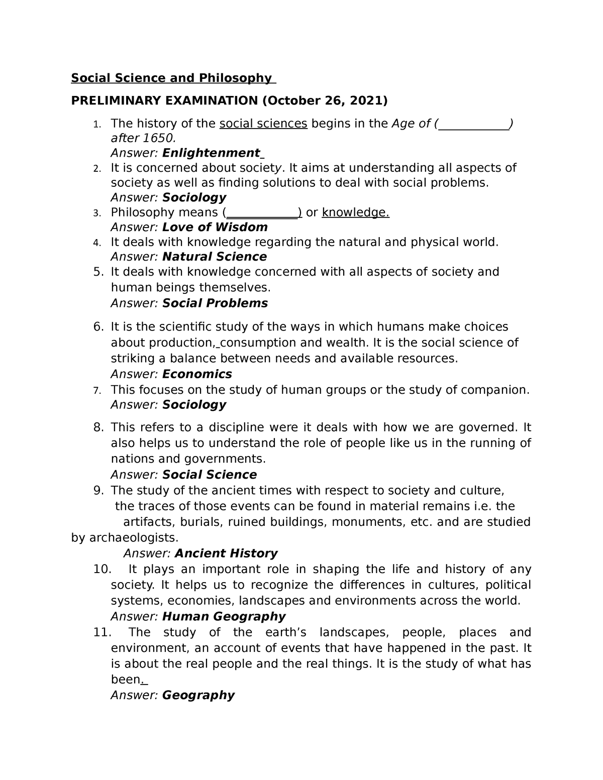 Grade 8 Social Science Questions And Answers Pdf