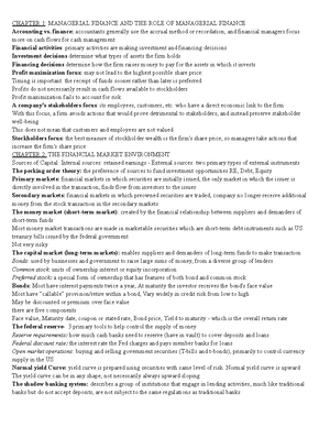 FINN Ch4 Review - Notes - Chapter 4: Review and Key Points (10 ...