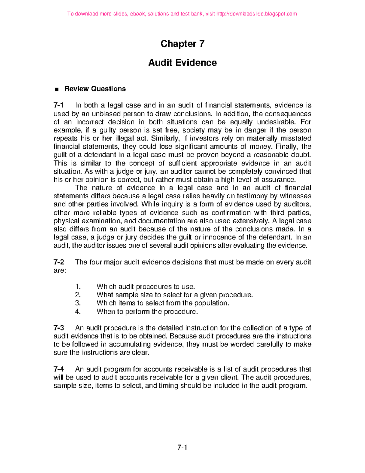 Solution Manual Auditing And Assurance Services 13e Global By