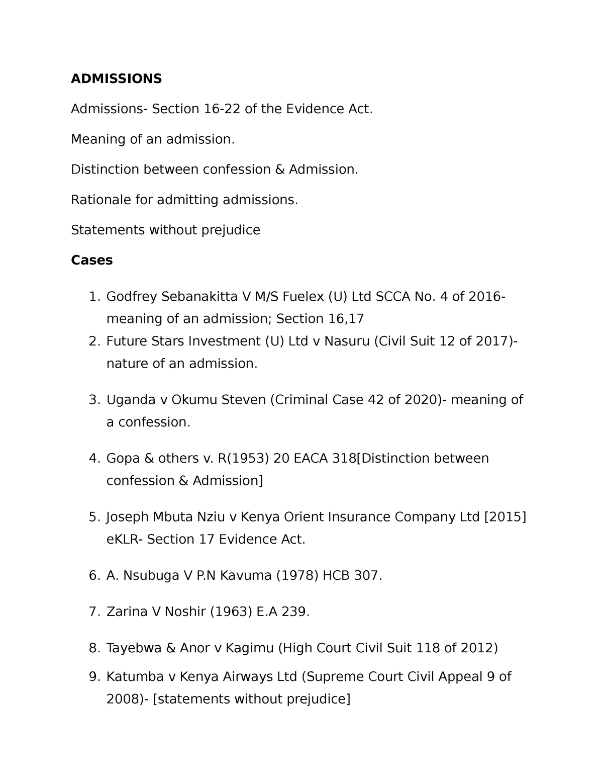 Admissions Outline ADMISSIONS Admissions Section 16 22 Of The 